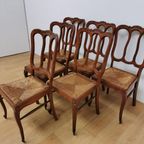 Set Vintage Stoelen Eettafelstoelen Eetkamerstoelen Set Prijs thumbnail 15