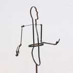 Unique Commissioned Steel Mannequin Art Work 1970S thumbnail 8