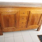 Prachtige 19De Eeuwse Dressoir In Eik thumbnail 3