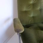 Vintage Goldsiegel Fauteuil Velvet Groen thumbnail 2