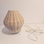 Vintage Tafellamp Rattan IKEA thumbnail 8