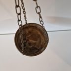 Koperen Hangpot Schaal Vintage Hangpot thumbnail 9