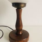 Antieke Houten Lamp thumbnail 7