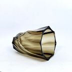 Lever Vaas Swirl Gerookt Donkerbruin Glas thumbnail 6