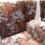 Set Bloemen Fauteuils Met Houten Poten thumbnail 9