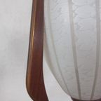 Vintage Deense Teak Design Lamp Glas Design thumbnail 9