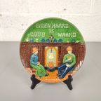 Vlaams Aardewerk Wandbord Met Spreuk thumbnail 2