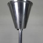Art Deco Hanglamp Met Witte Bol, Jaren 30 thumbnail 14