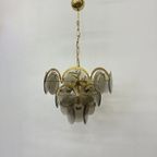 Vistosi Gold Smoked Glass , 1970S Pendant Lamp Hanging Lamp thumbnail 14