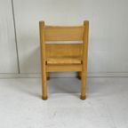 Houten Schoolstoeltje Kinderstoel Kleuter Hout thumbnail 5
