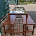 Hoge Glazen Tafel Presentatietafel Winkeldisplay Toonbank thumbnail 6
