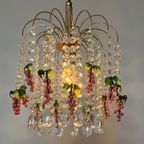 Meerdere Beschikbaar Vintage Roze Murano Druiven Kroonluchters Hanglampen thumbnail 2