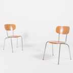 1960’S Set Of 4 Danish Old School Chairs thumbnail 4