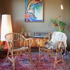 Vintage Rotan Set - Bohemian Interieur/Tuinstoelen thumbnail 4
