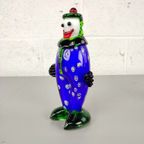 Kleurrijke Clown In Murano Glas thumbnail 5