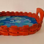 Retro Jaren 70 Dienblad Oranje Dienblad thumbnail 5