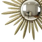 Mid Century Verkoperd Metalen Zonnespiegel Deknudt Convex 55Cm thumbnail 4