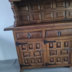 Spanish Baroque Carved Tuscan Credenza thumbnail 9