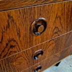 Vintage Ladekast Palissander Fineer Jaren 60 thumbnail 7