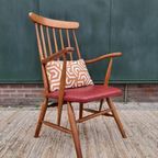Vintage Spijlenstoel Deens Design Ercol Mid Century Fauteuil thumbnail 3