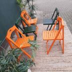 Set: 3x Vintage Design Klapstoel Trieste Aldo Jacober Stoel Jr 60 thumbnail 19