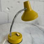 Vintage Gele Tafellamp / Desk Lampje thumbnail 5