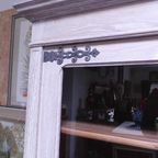 Grote 2-Deurs Schoolkast In Eik "White Wash". thumbnail 7
