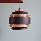 Scandinavische Kroonluchter In Geanodiseerd Aluminium, 1960 thumbnail 5