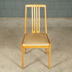 Set Van 6 Eetkamerstoelen – Lübke – Jaren 70 thumbnail 12
