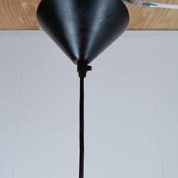 Vintage Hanglamp Bruin Metaal