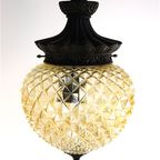 Vintage Hanglamp Metaal / Glas / Ananas thumbnail 2