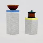 Postmodern Italian Wooden Ice Bucket By Pietro Manzoni 1980S thumbnail 12