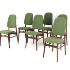 Set 6 Vintage Stoelen Eetkamerstoelen New Upholstery thumbnail 6