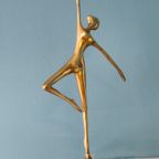 Vintage Messing Ballerina  Ballet Danseres Dame Vrouw Meisje thumbnail 11