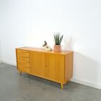Fineer Dressoir Met Lades En Houten Handgrepen, Tv Meubel thumbnail 2