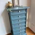 Vintage Art Deco Ladekast (homestead Blue) thumbnail 2