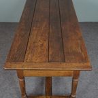 Antieke Side Table/ Dressoir Met Opbergruimte Onder Het Blad thumbnail 7