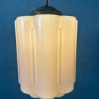 Art Deco Lamp – Rosé Opaline thumbnail 5