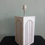 Italiaanse Jaren 70 Deco/romeo Rega Style Marmer Inlay Lamp thumbnail 7