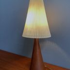 Teak Conic Table Lamp 1960S Denmark thumbnail 8
