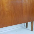 Vintage Deense Klep Kast | Wandkast | Teak Fineer thumbnail 13