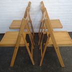 4x Klapstoelen Van Ctc In Beukenhout thumbnail 2