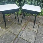 2X Vintage Bauhaus Rietveld Stijl Nachtkastjes thumbnail 6