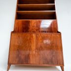 Mahoniehouten Boekenkast/ Secretaire Uit Denemarken, 1960’S thumbnail 14