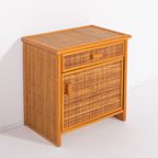 Vintage Rattan-wicker Cabinet thumbnail 2