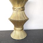 Set Of 2 Vintage Side Tables In Wheat Sheaf Shape By Mcguire - 1970s thumbnail 5