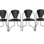 Vintage Arrben Linda Eetkamerstoelen Set Van Vier Jaren 80 thumbnail 3