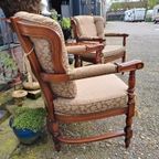 Klassieke Fauteuils Met Rond Bijzettafeltjes, Slaapkamer, Le thumbnail 4