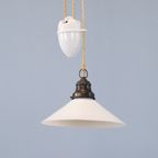 Antieke Art Deco Hanglamp Pendellamp thumbnail 5