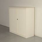 Drentea Roldeurkast, Creme, 121 X 120 Cm, Incl. 2 Legborden, Grijs Topblad thumbnail 2
